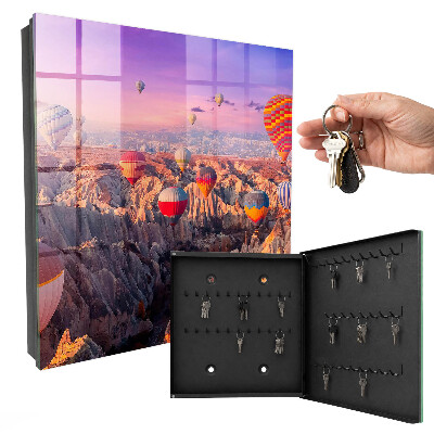 Key box Balloons in the air