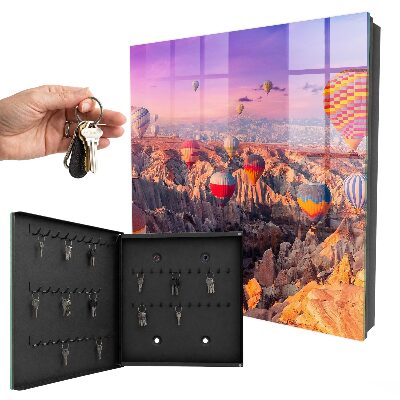 Key box Balloons in the air