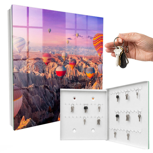 Key box Balloons in the air
