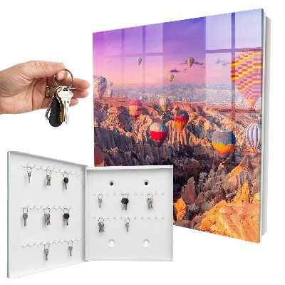 Key box Balloons in the air
