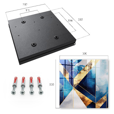 Key storage box Blue elegance