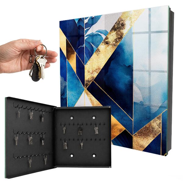 Key storage box Blue elegance