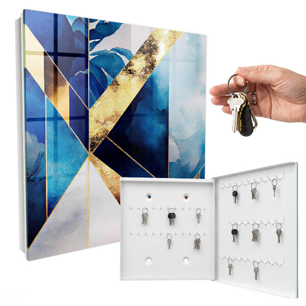 Key storage box Blue elegance