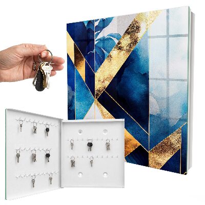 Key storage box Blue elegance