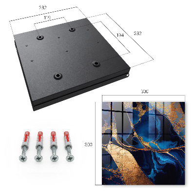 Key box Night Marble