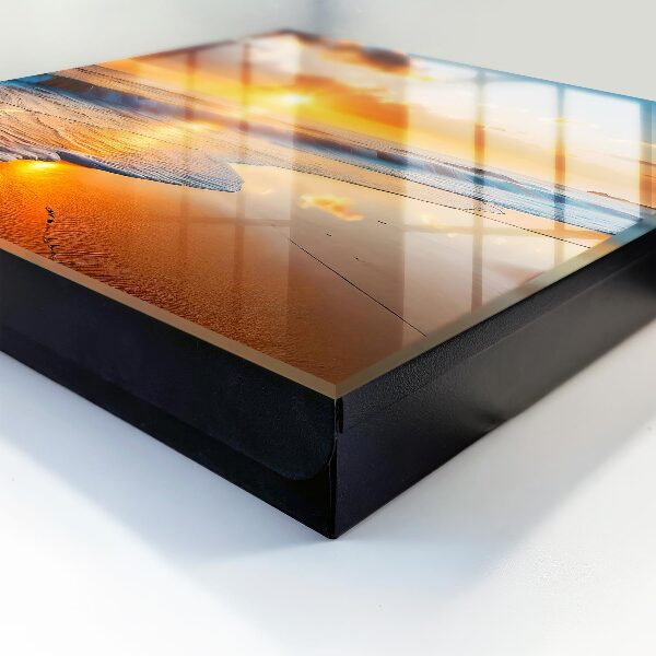 Key storage box Sunset over the ocean
