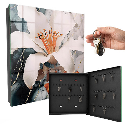 Key storage box Floral elegance