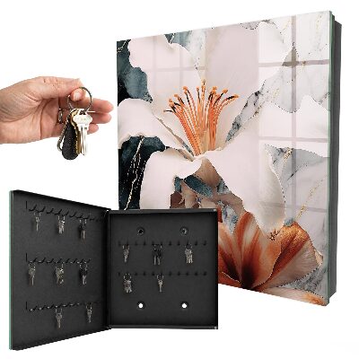 Key storage box Floral elegance