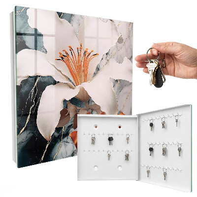 Key storage box Floral elegance