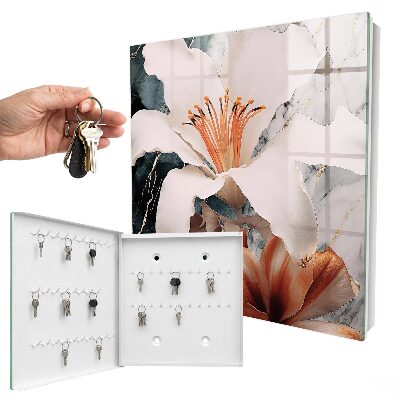 Key storage box Floral elegance