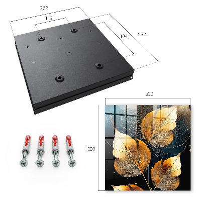Key cabinet for wall Leaves of elegance