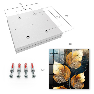 Key cabinet for wall Leaves of elegance