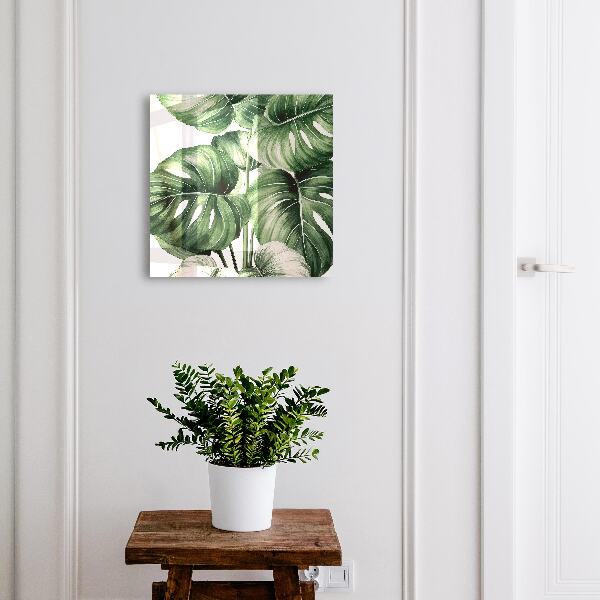 Key storage box Green leaves