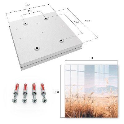Key cabinet for wall Meadow