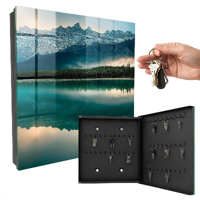 Key storage box Reflection in the mountains