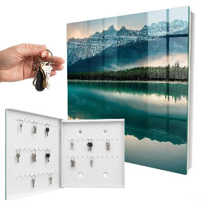 Key storage box Reflection in the mountains