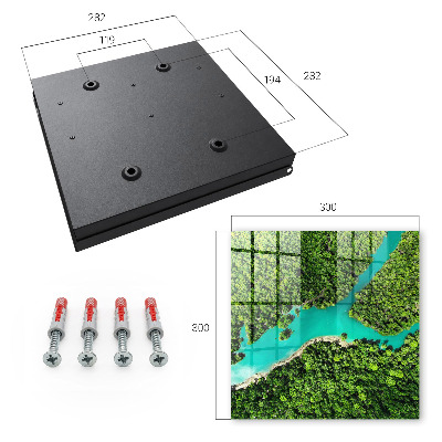 Key storage box Green paradise