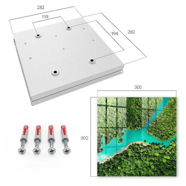 Key storage box Green paradise