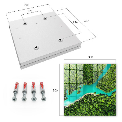 Key storage box Green paradise