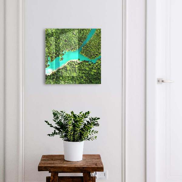 Key storage box Green paradise