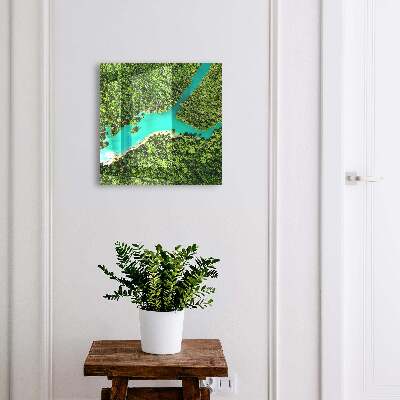 Key storage box Green paradise