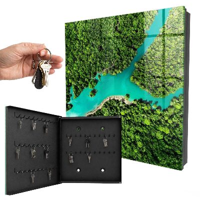 Key storage box Green paradise