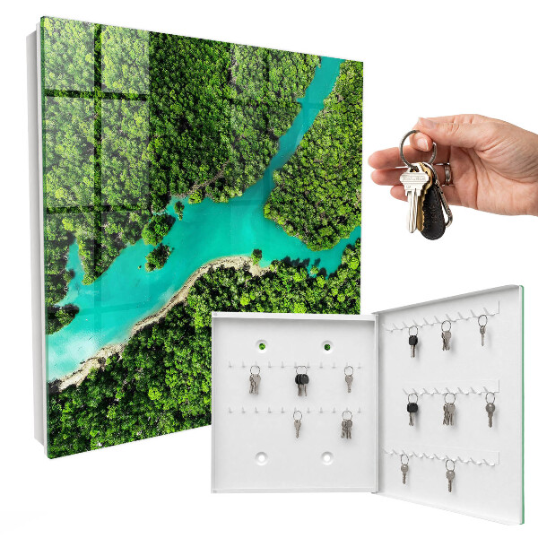 Key storage box Green paradise