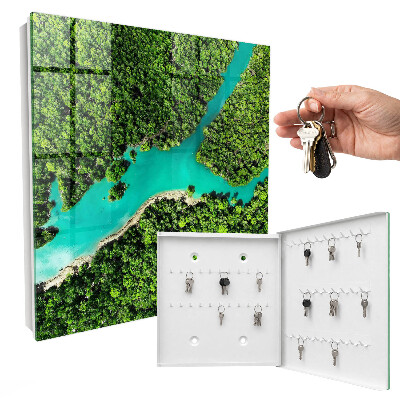 Key storage box Green paradise