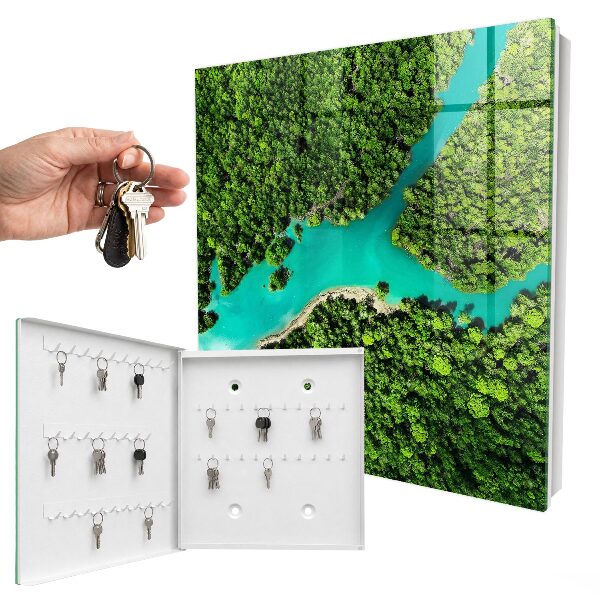 Key storage box Green paradise