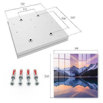 Key cabinet for wall Mountain world
