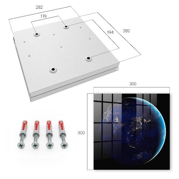Key storage box Night Earth