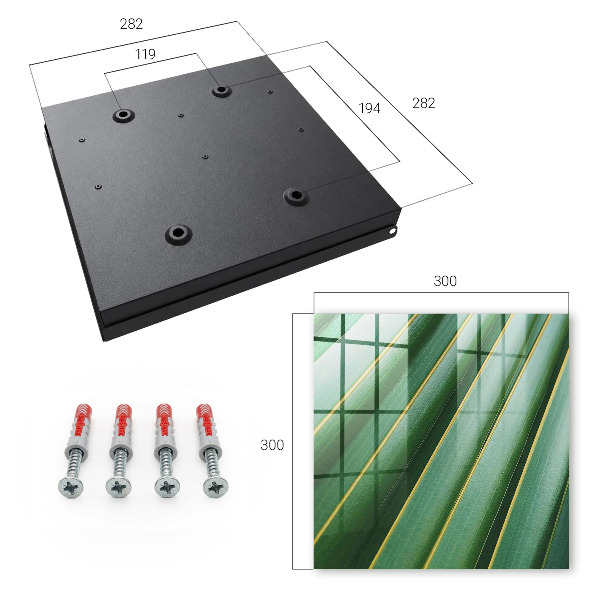 Key box Leaf pattern