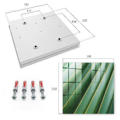 Key box Leaf pattern