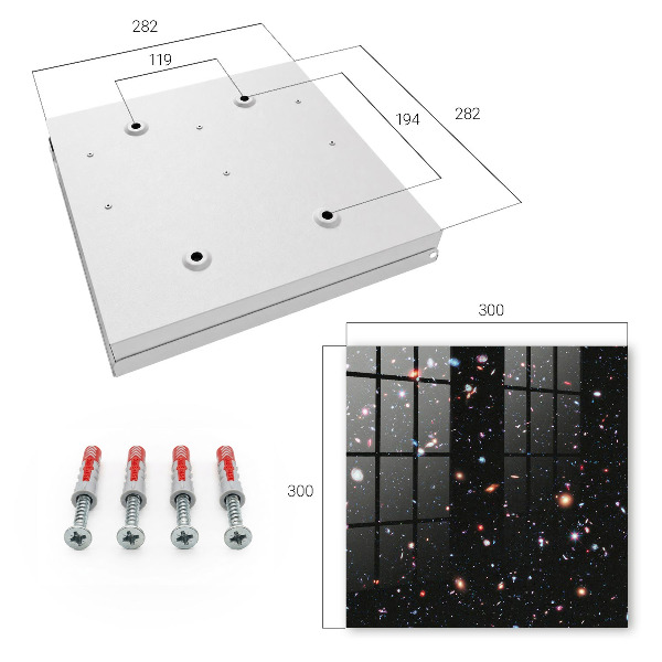 Key cabinet for wall Color space