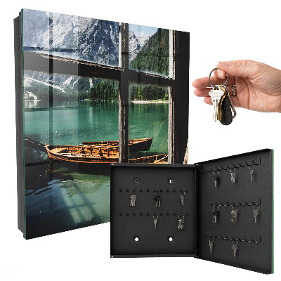 Key storage box Mountain lake