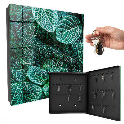 Key storage box Green patterns