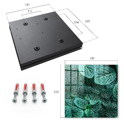 Key storage box Green patterns