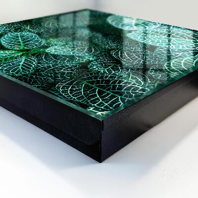Key storage box Green patterns