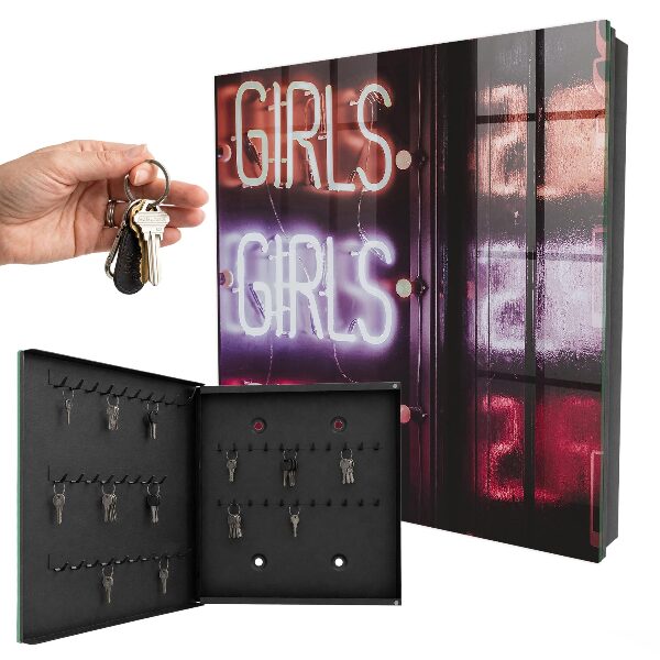 Key cabinet for wall Neon