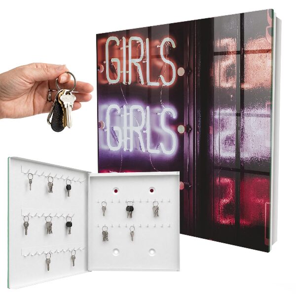 Key cabinet for wall Neon