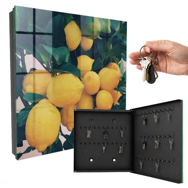 Key storage box Green leaves
