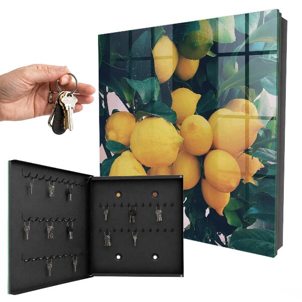 Key storage box Green leaves