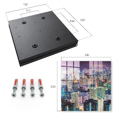 Key cabinet for wall City Night