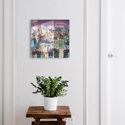 Key cabinet for wall City Night