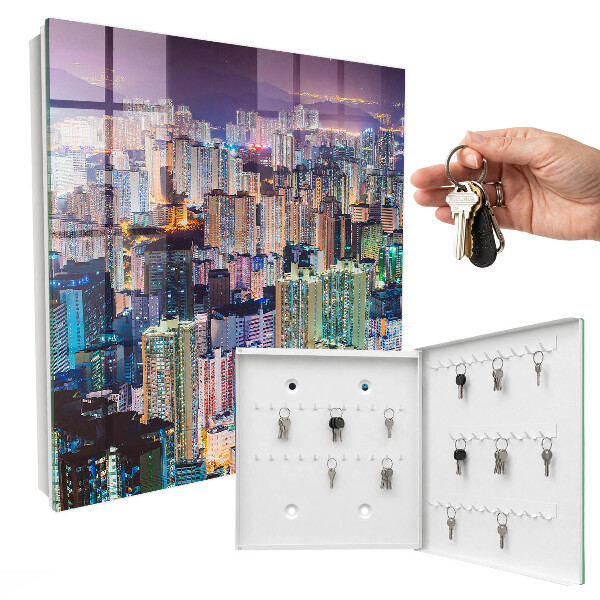 Key cabinet for wall City Night
