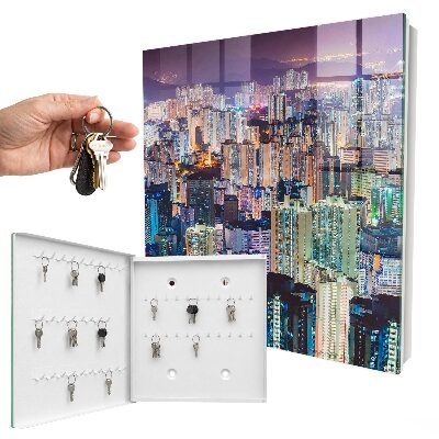Key cabinet for wall City Night