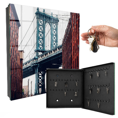 Key cabinet for wall City Bridge