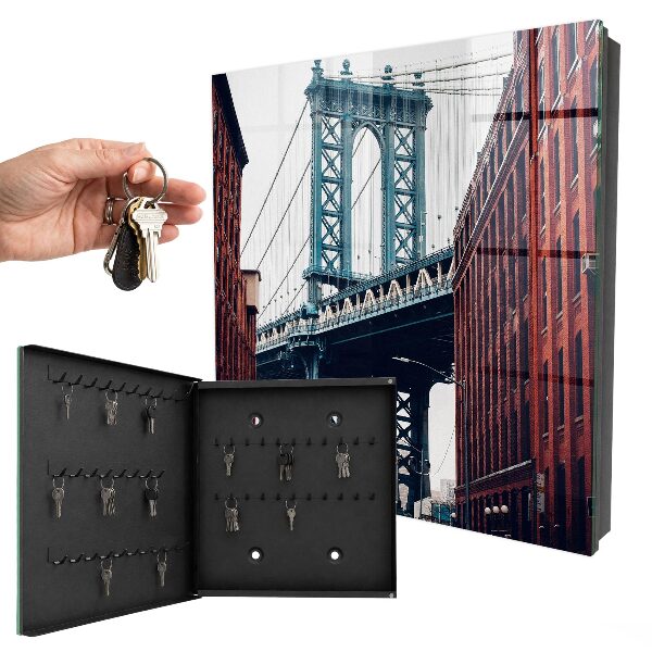 Key cabinet for wall City Bridge