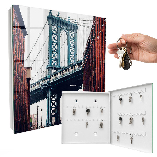 Key cabinet for wall City Bridge