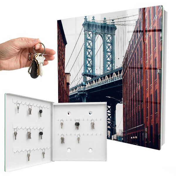 Key cabinet for wall City Bridge